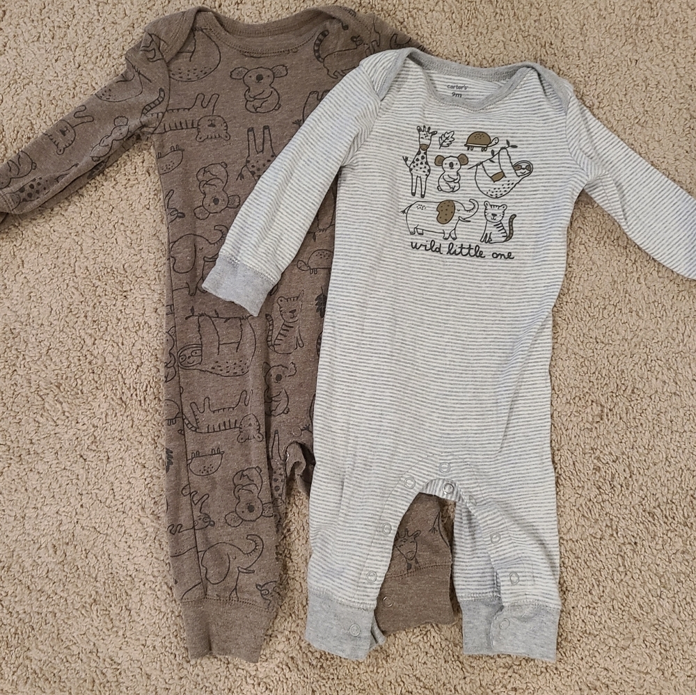 Carters rompers 9 mo